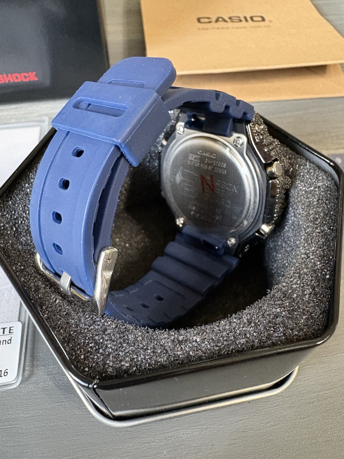 Casio G-Shock GA2100 Black Iced Out Moissanite Color VVS Men’s Watch