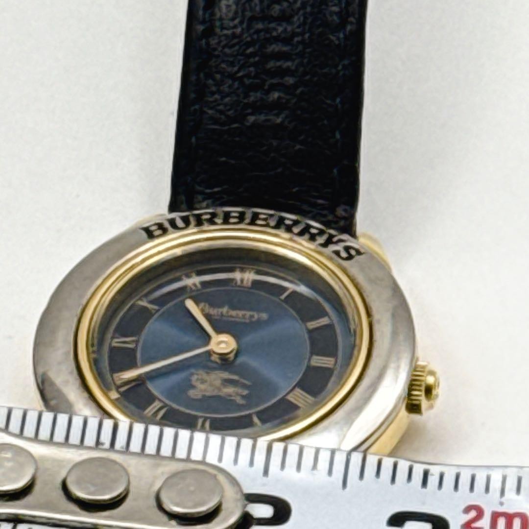 Working Burberry Ladies’ Wristwatch Navy Dial Combination