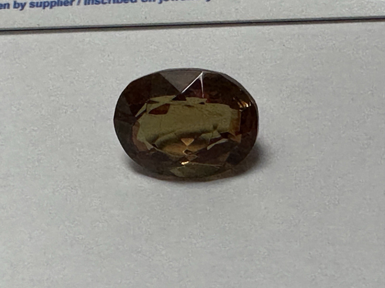 Zultanite Loose Stone 12 ct Oval Cut Faceted Color Changing Gemstone