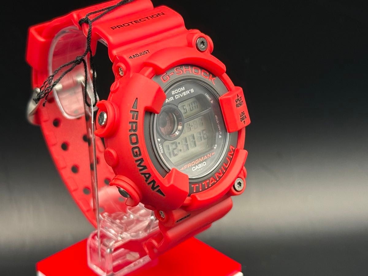 CASIO G-Shock Frogman DW 8200 Red Frog 2000 model Last 2 items FROGMAN Red