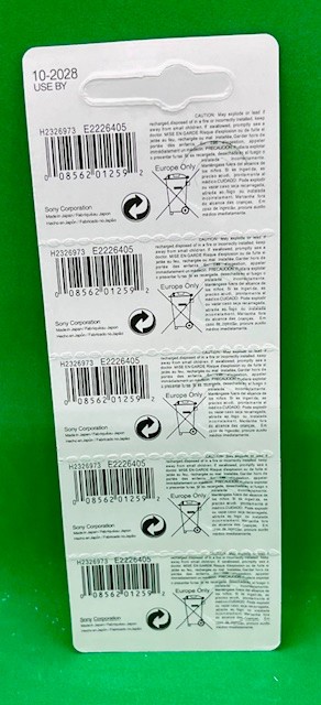Genuine Sony SR521SW 379 LR521 AG0 Silver Oxide Battery 1.5V x5 UK SAME DAY