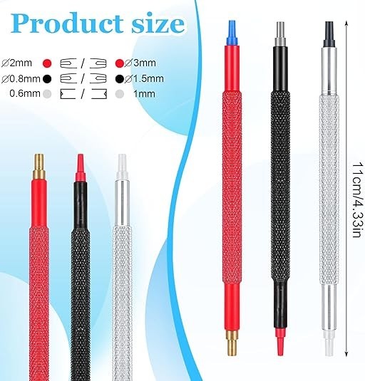 guduling 9 Pcs Watch Hand Tool Stainless Steel Hands Remover Setting Kit.