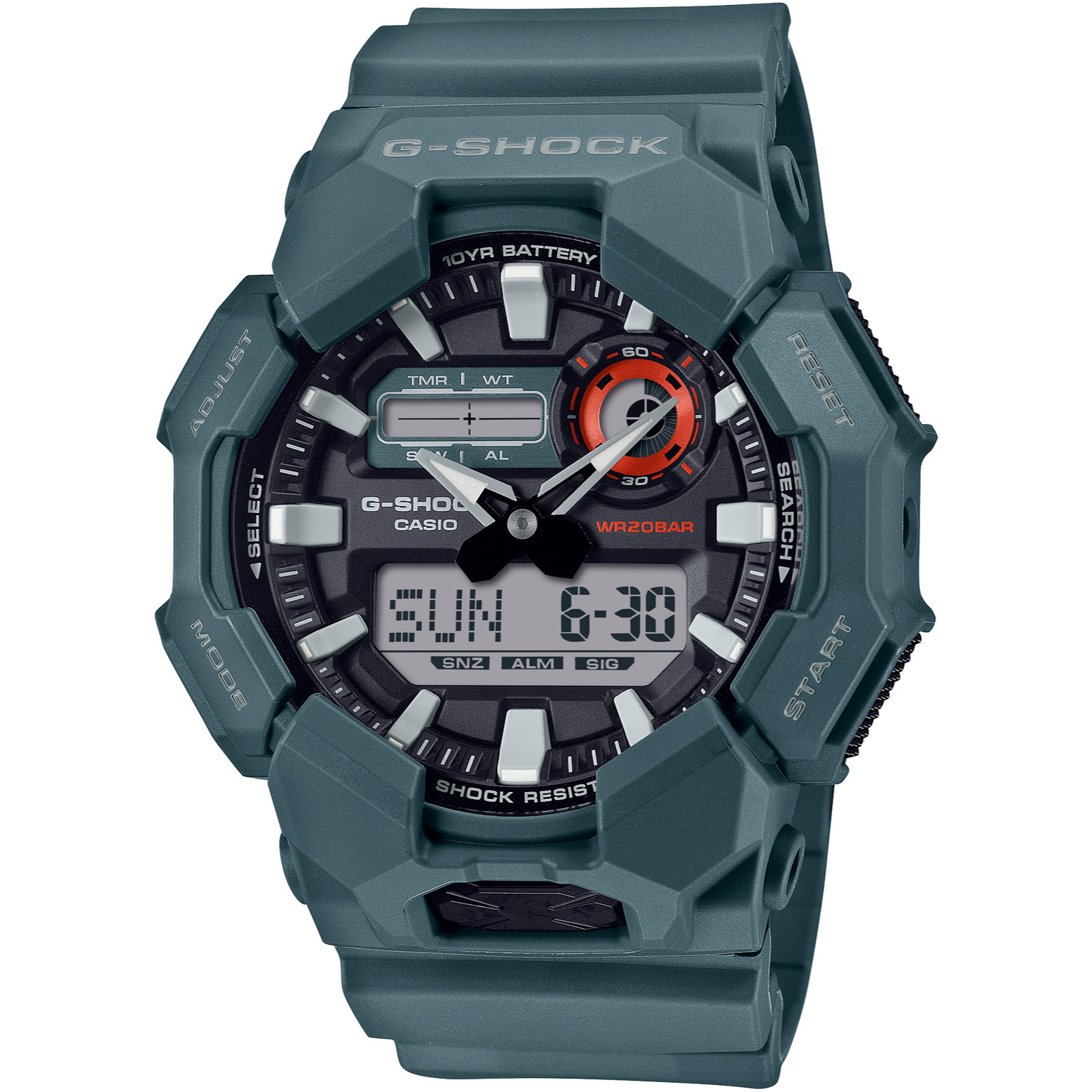 Casio G-Shock GA-010-2AJF Quartz Black Dial 51.9 mm Watch