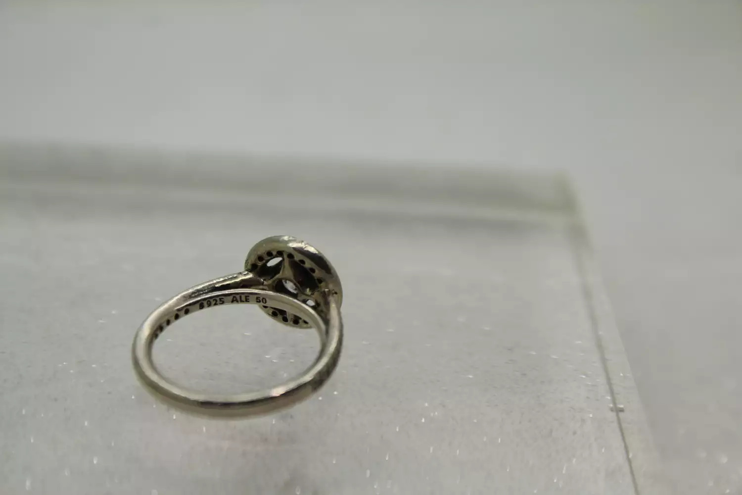 PANDORA ALE .925 S.S. VINTAGE ALLURE HALO CZ size 5 #