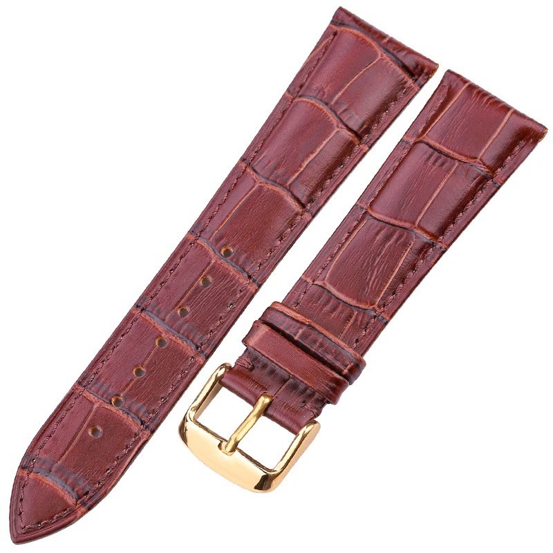 Alligator Grain Genuine Leather Watch Band Quick Release16mm/18mm/20mm/21mm/22mm