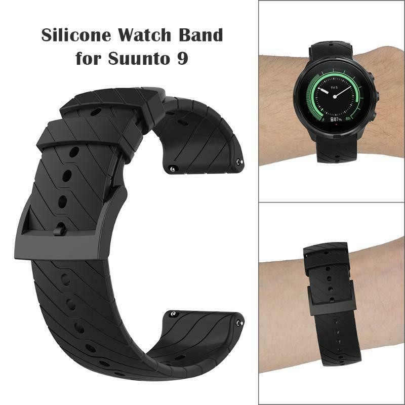 5 Colors Optional Silicone Watch Bracelet Wristband Strap For Suunto 7/9/D5/Baro