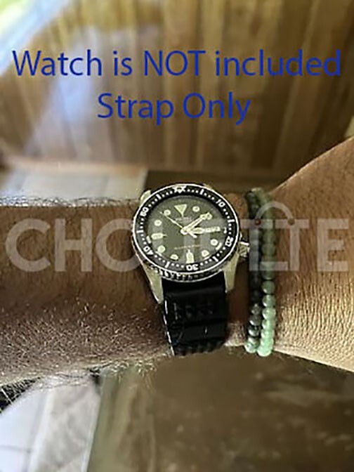 GENUINE SEIKO DE39AZ 20MM BLACK RUBBER MARINEMASTER STRAP SBDX001 SBDX003 MM300