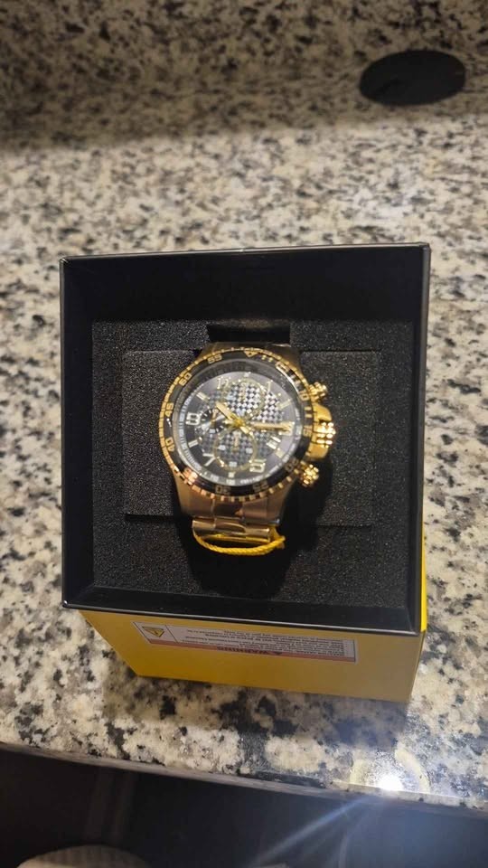 Invicta Pro Diver Gold Chronograph Watch