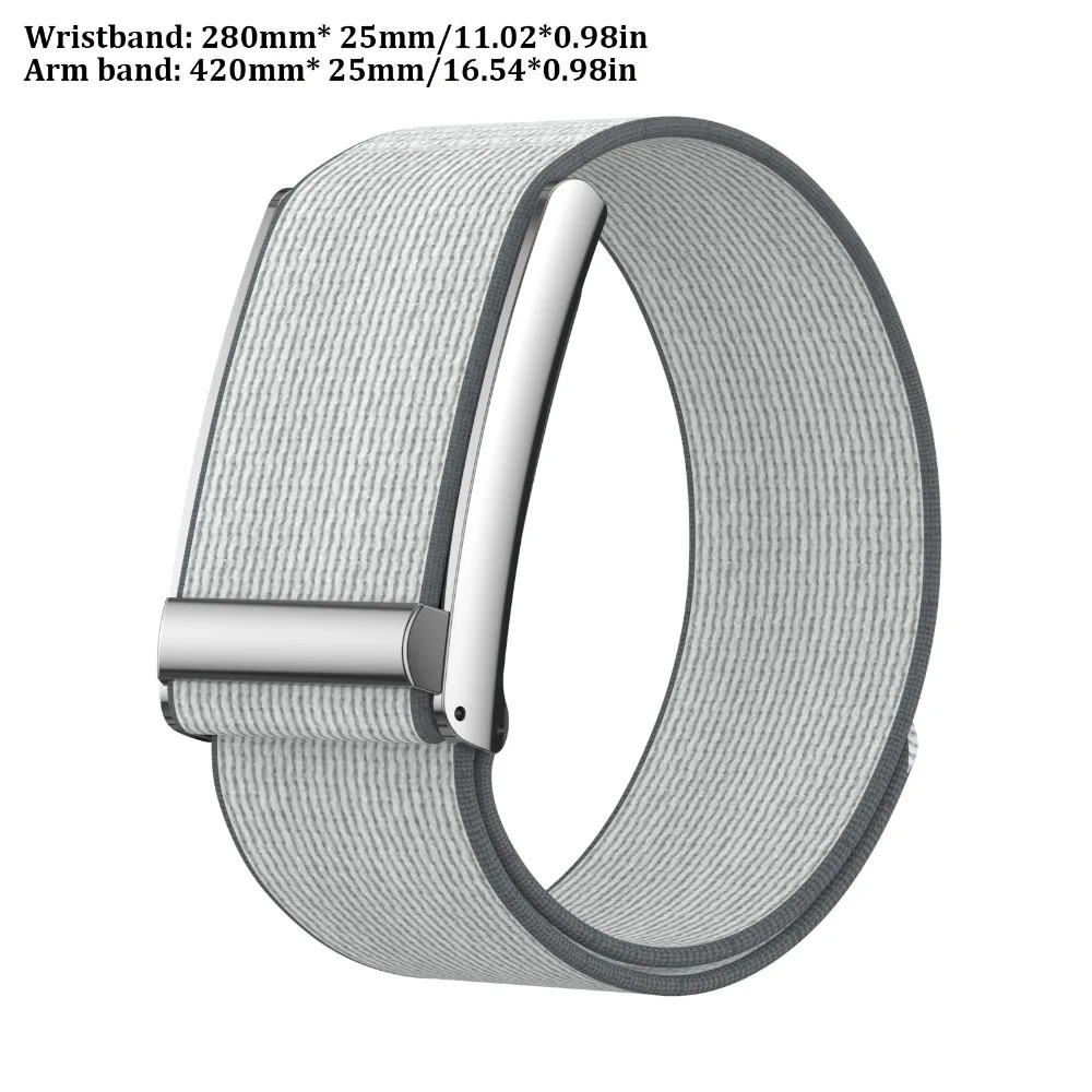 Nylon Adjustable Sports Bicep Arm Band+Metal Bumper Case For Whoop 5.0/5.0 MG