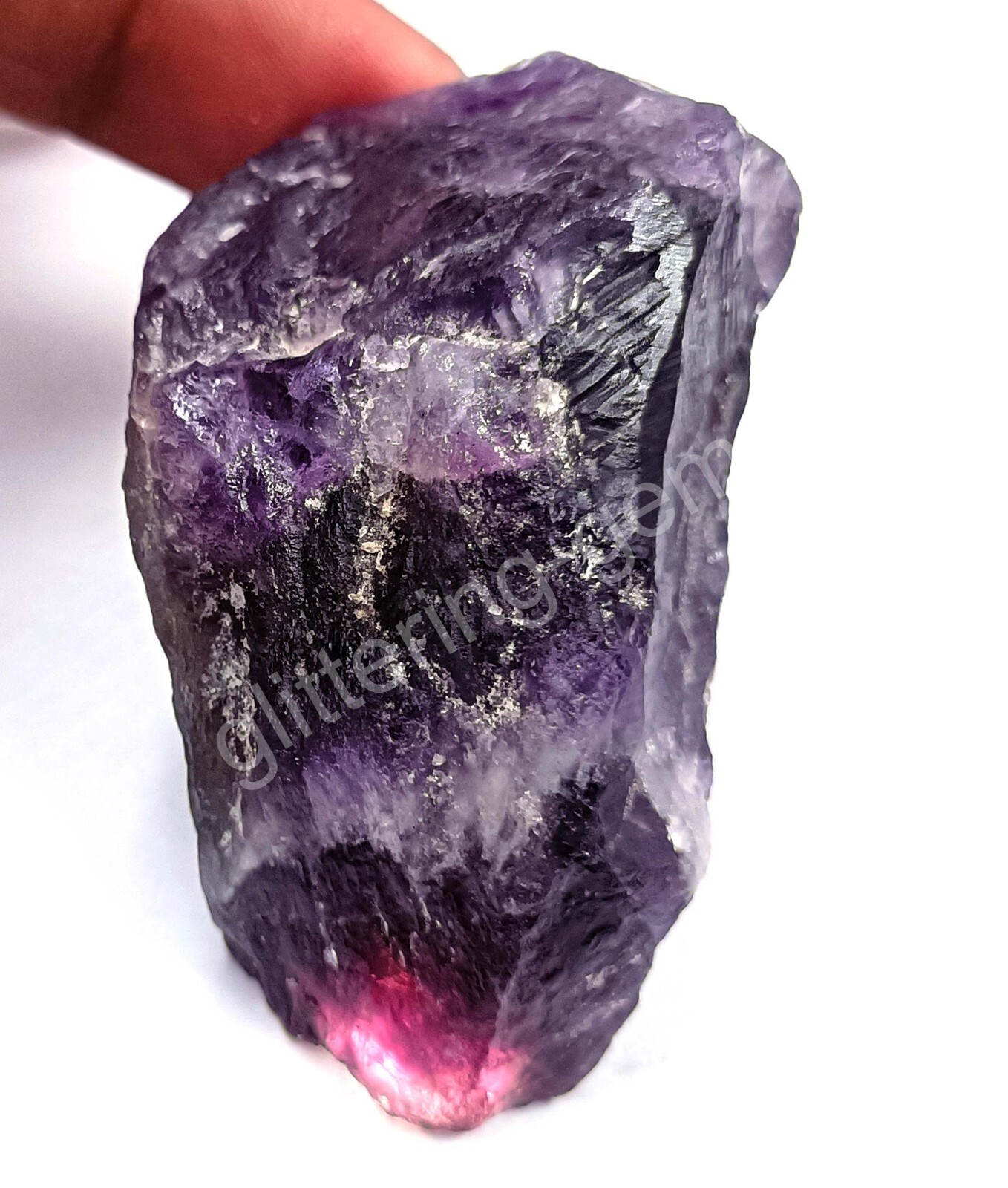 403.00 Ct Natural Purple Alexandrite Rough Dyed IGL Certified Loose Gemstone M25