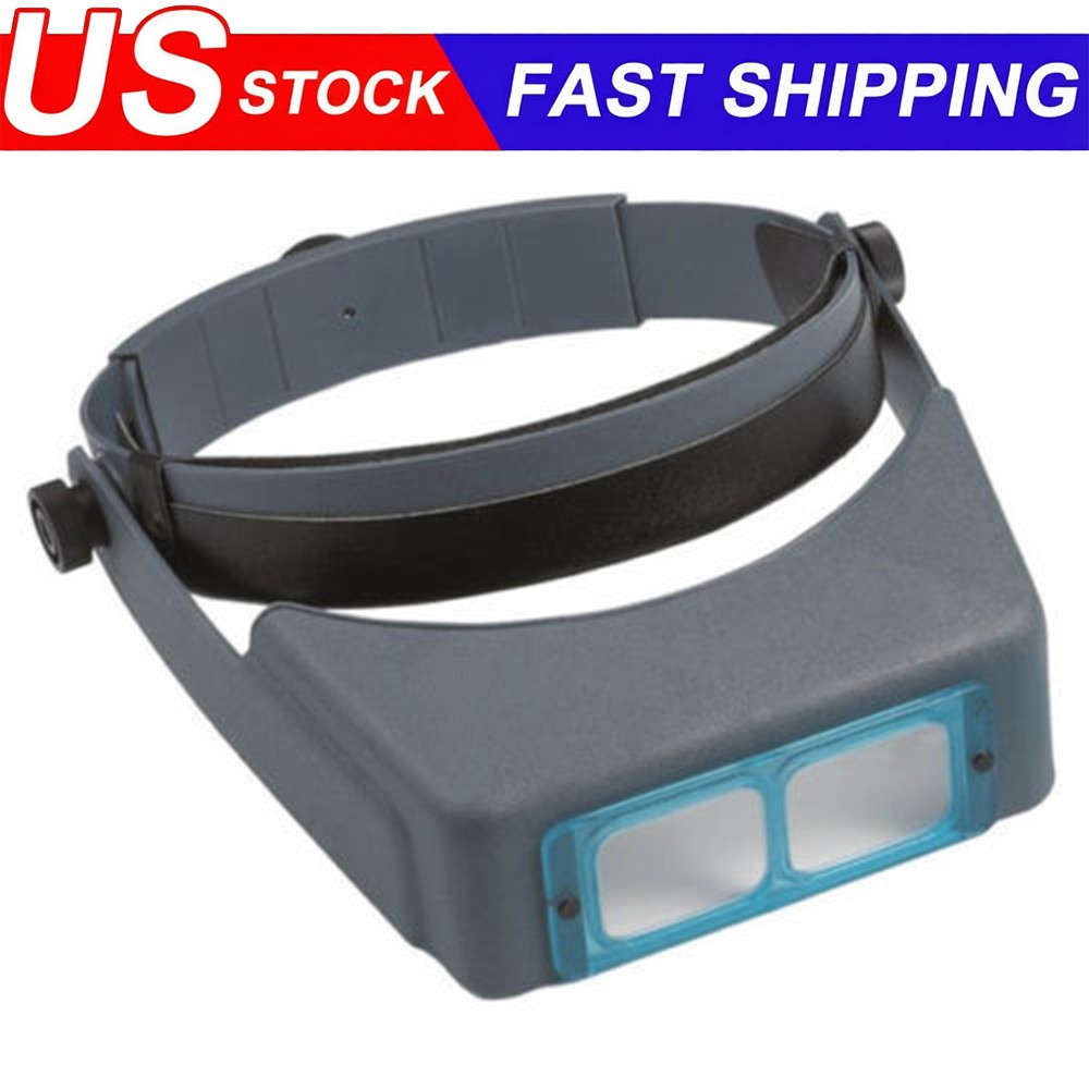 Head-Mounted Magnifier with Interchangeable Lenses for Jewelry and Crafts Top