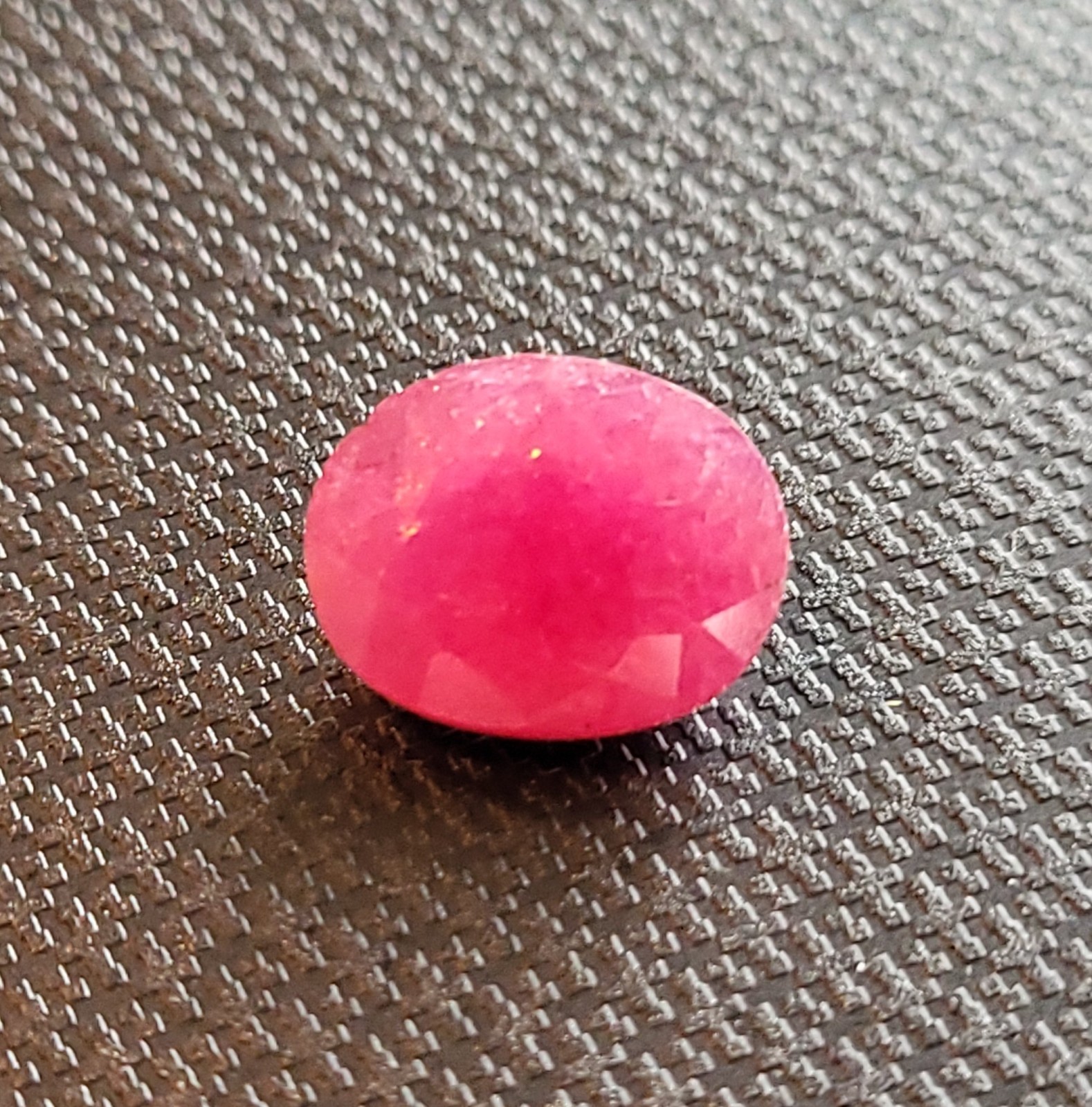 Sparkly Pink/Red Mozambique Ruby Natural Untreated Certified Translucent 6.70ct