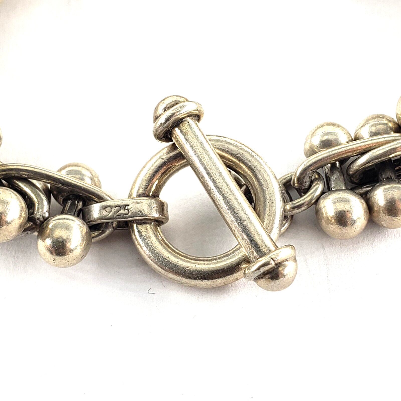 SILPADA Sterling Silver Jewelry Set CHA CHA 9″ Bracelet Ring Size 7 Beaded Ball