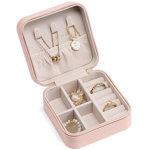 Travel Jewelry Case – Teacher Appreciation Gifts – Small Jewelry S 1 Pink