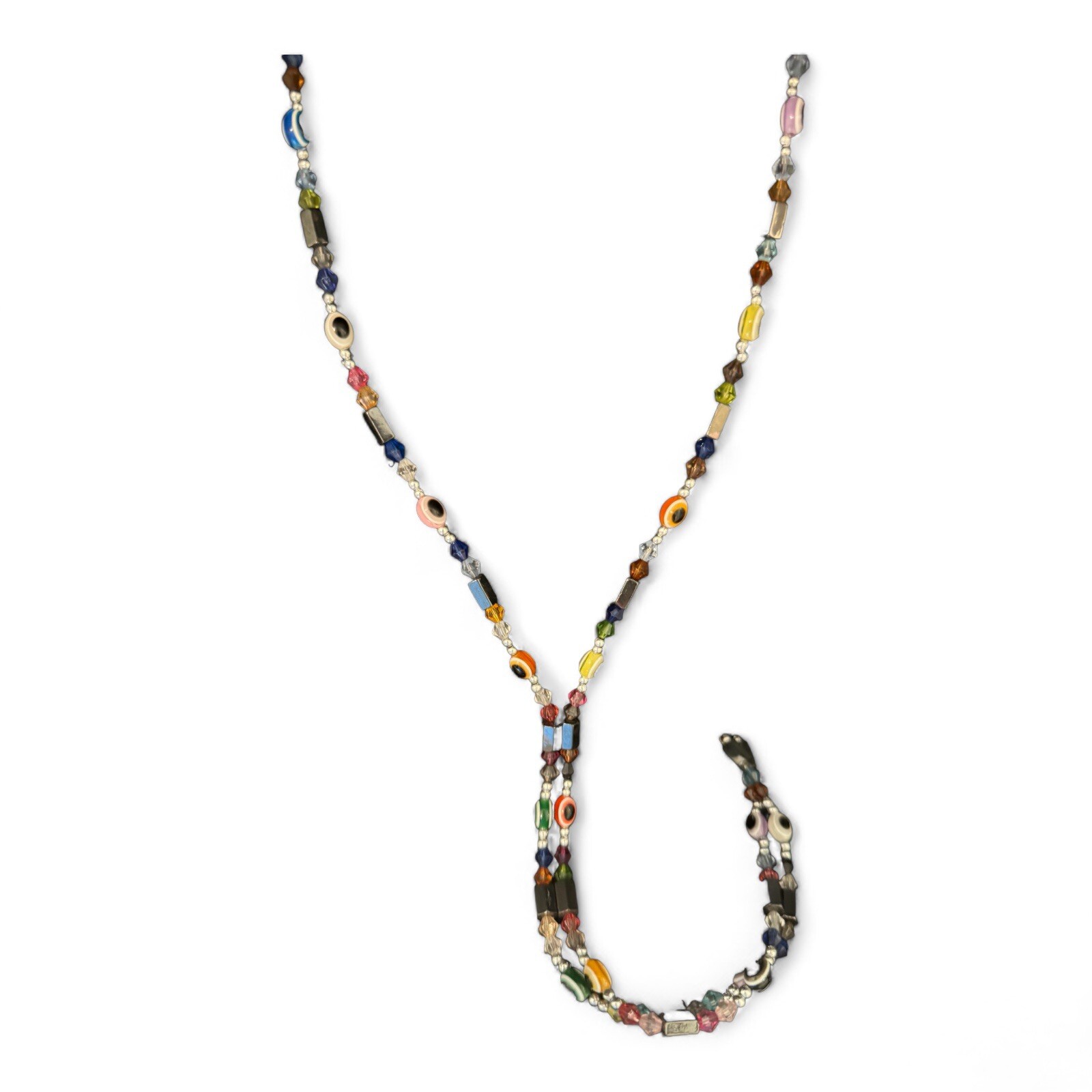 “Healing” Magnetic Multicolor Bead 30” Multi-Use Necklace/Bracelet