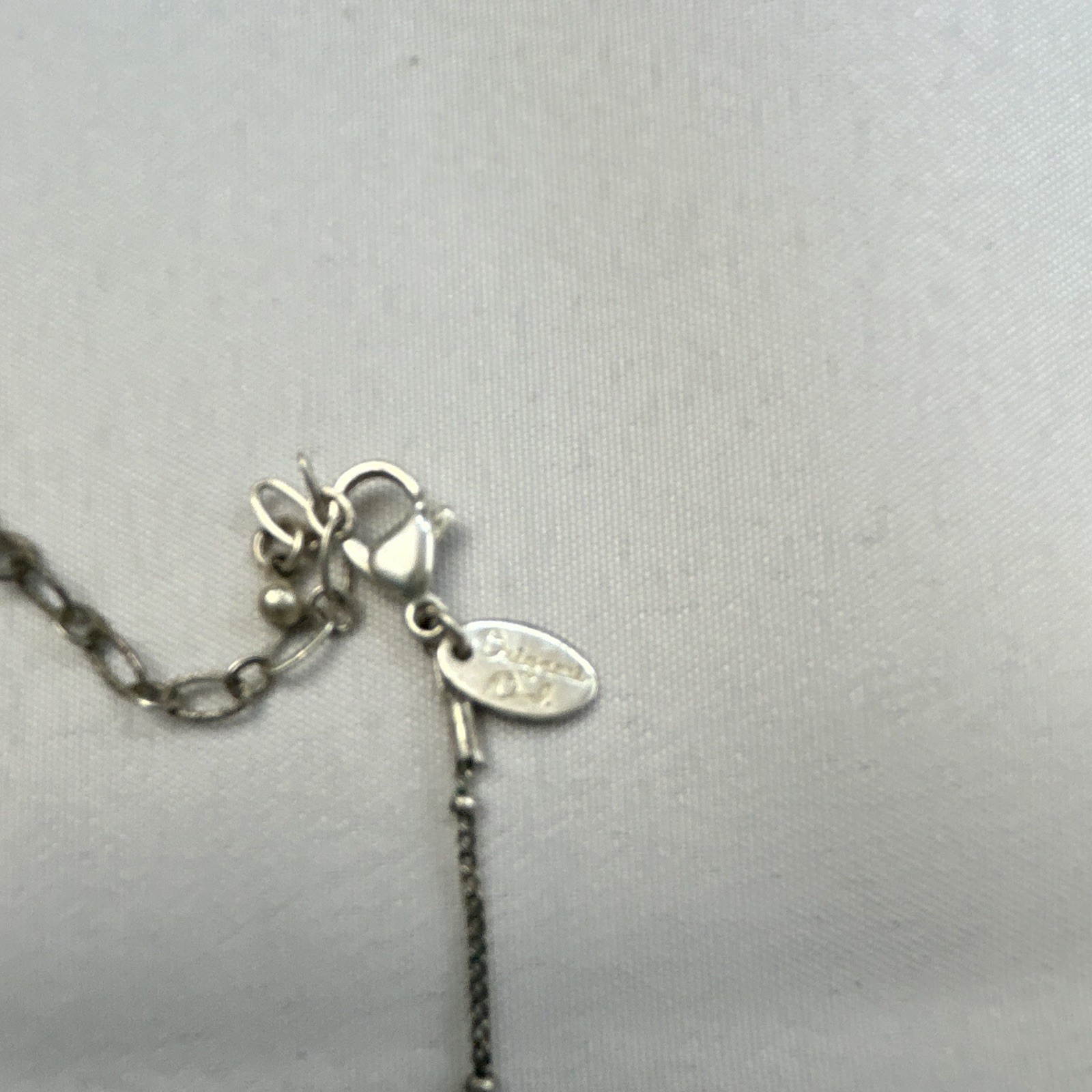 Silver Tone Cable Chain Necklace Round Cross Crystal Pavé Halo, Adjustable
