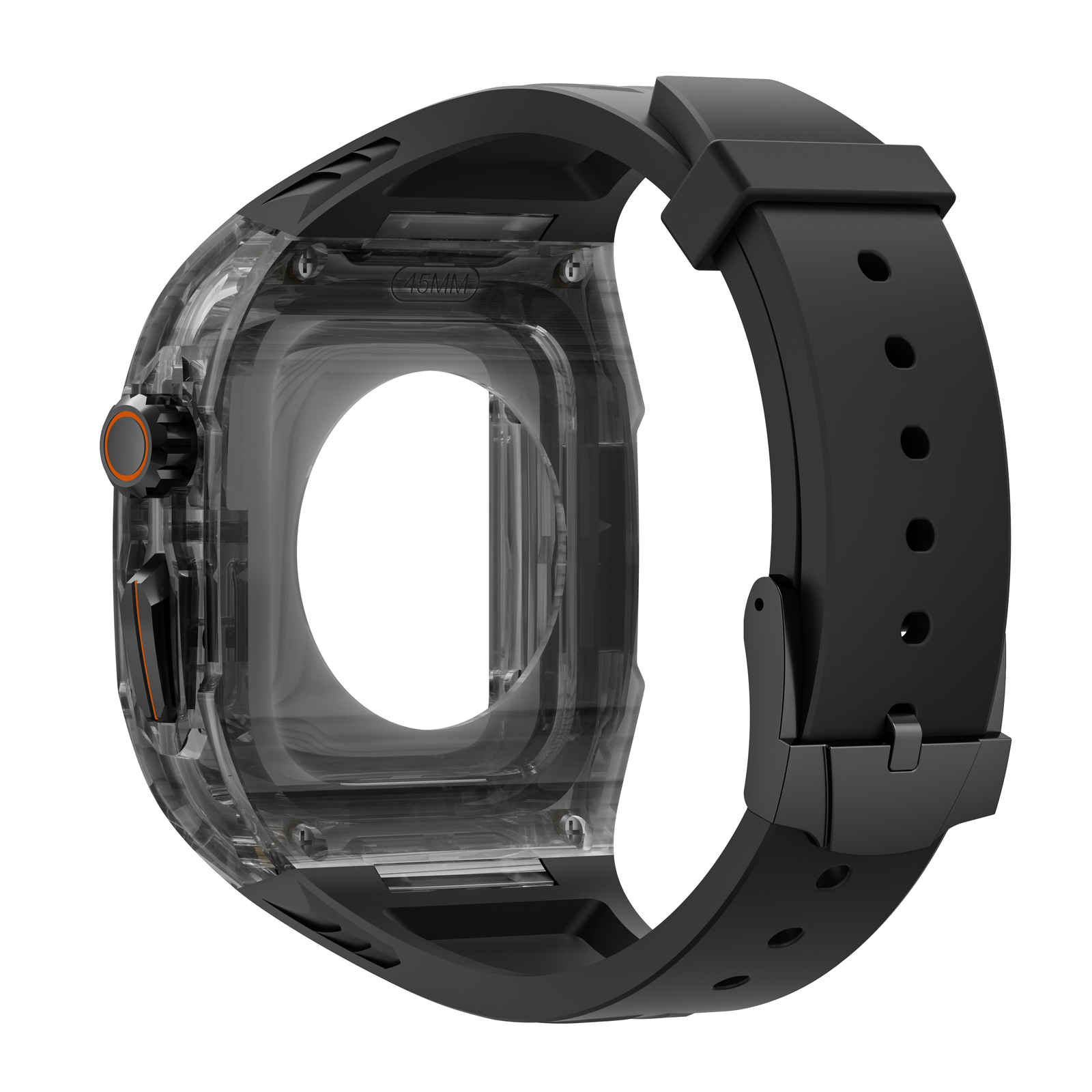 For Apple Watch 10/9/8/7/6/5/4 Ultra iWatch Band Strap TPU + PC Case 40/45/49mm