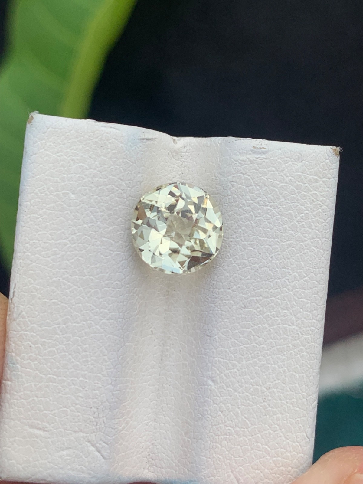 2.80 Ct Natural yellow kunzite round shape Loose Gemstone from Afghanistan”