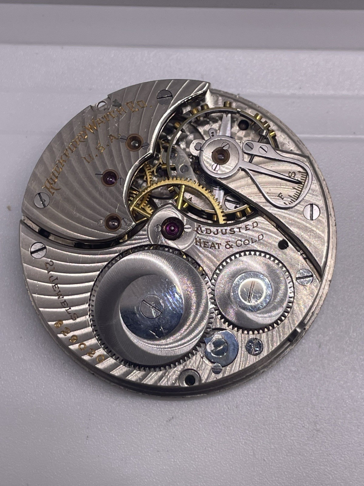 Lot of Pocket Watch Movements Rockford, South Bend & More Parts Lot.