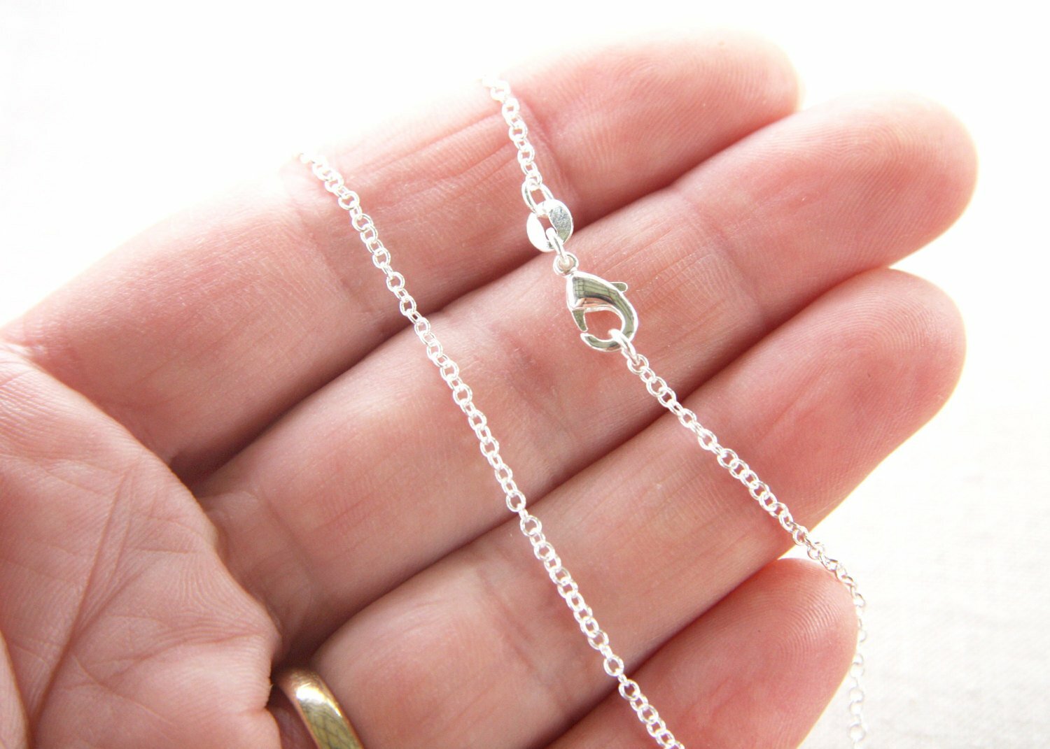 WICCA PENTAGRAM TRIPLE MOON PAGAN pendant 925 Sterling Silver plated 18″ Chain