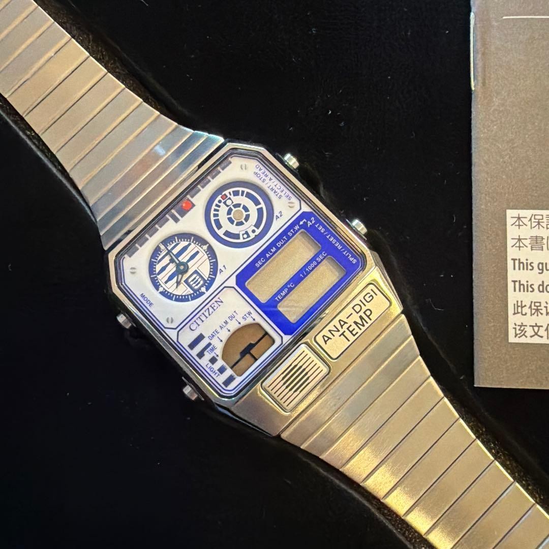 CITIZEN Ana Digi Temp Star Wars R2 D2 Limited
