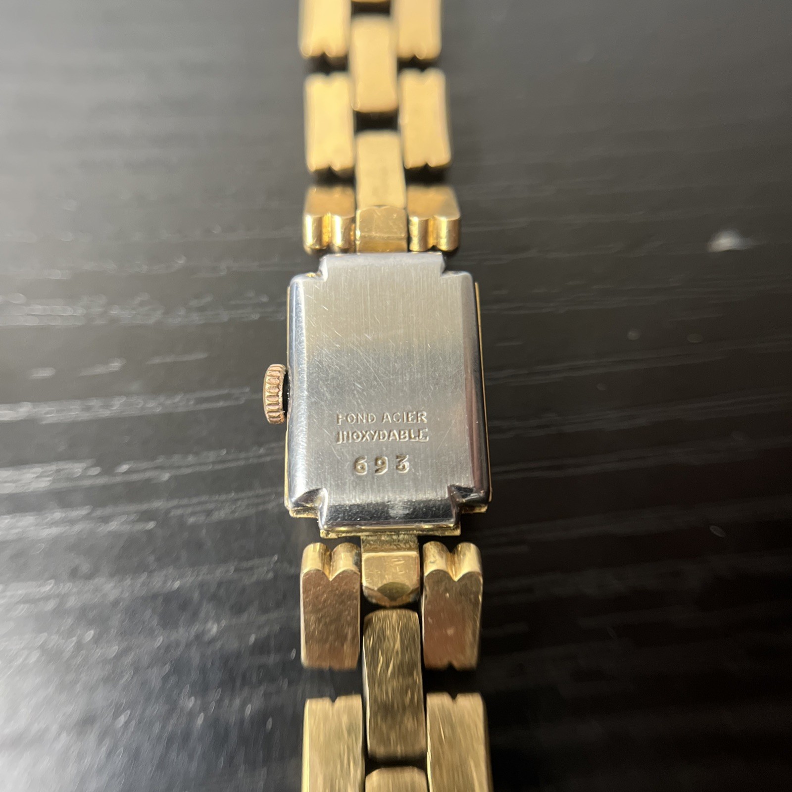 Ladies Vintage Mido Watch Stainless Back Fond Acier Inoxydable. Needs Repair