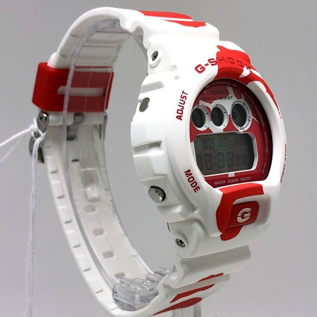 G SHOCK DW 6900JK 4 NISHIKIGOI Koi Red White 3rd BlackEyePatch Made in in June 2