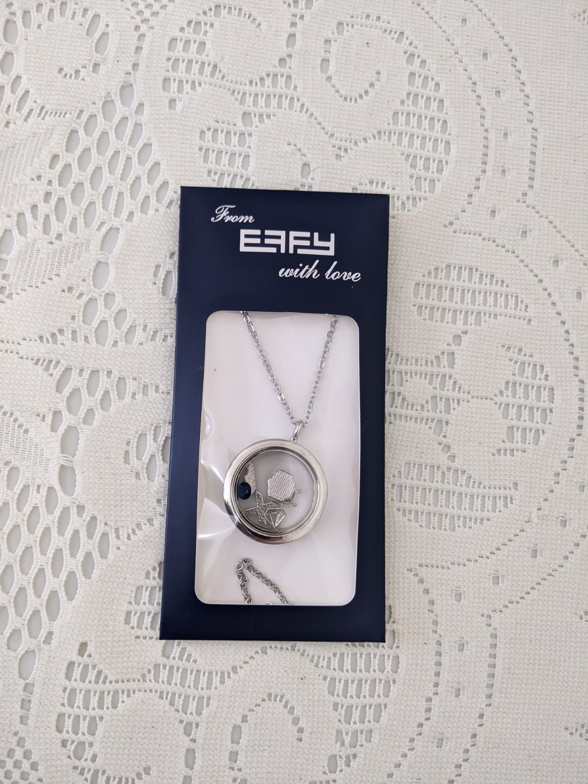 New Effy Floating Locket Necklace Containing Miniature Charms