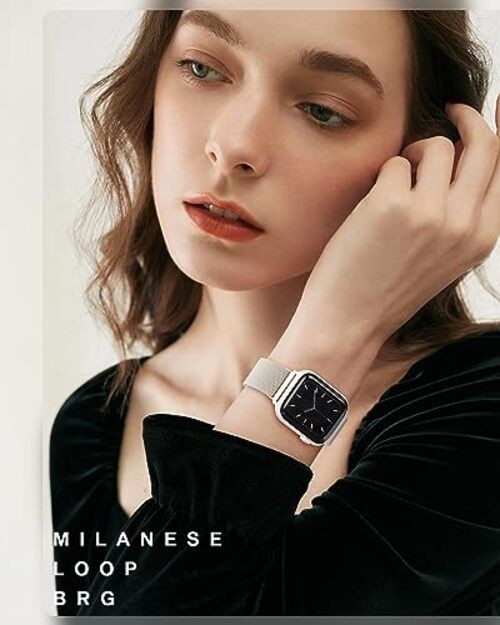 Original Stainless Steel Milanese 41mm/40mm/38mm/42mm(series 11 10) A-Starlight