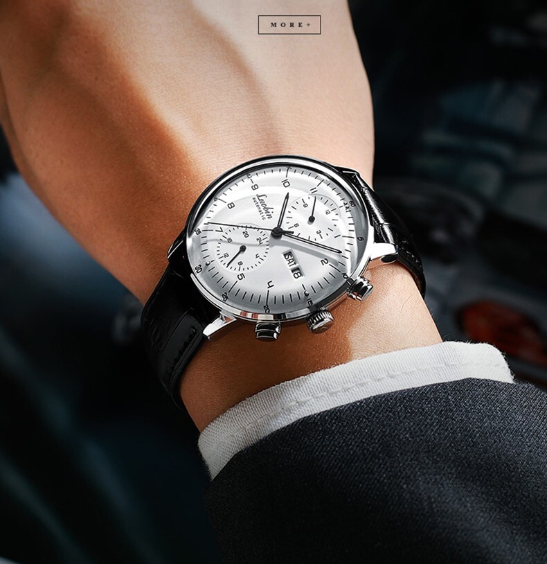 Loubin Mechanical Automatic Men’s Watch Stainless Steel 5ATM Sapphire Luminous