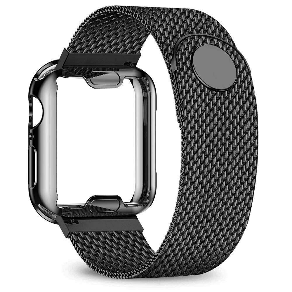 Milanese Loop Band iwatch Strap For Apple Watch Series 6 5 4 3 2 1 38 42 40 44mm