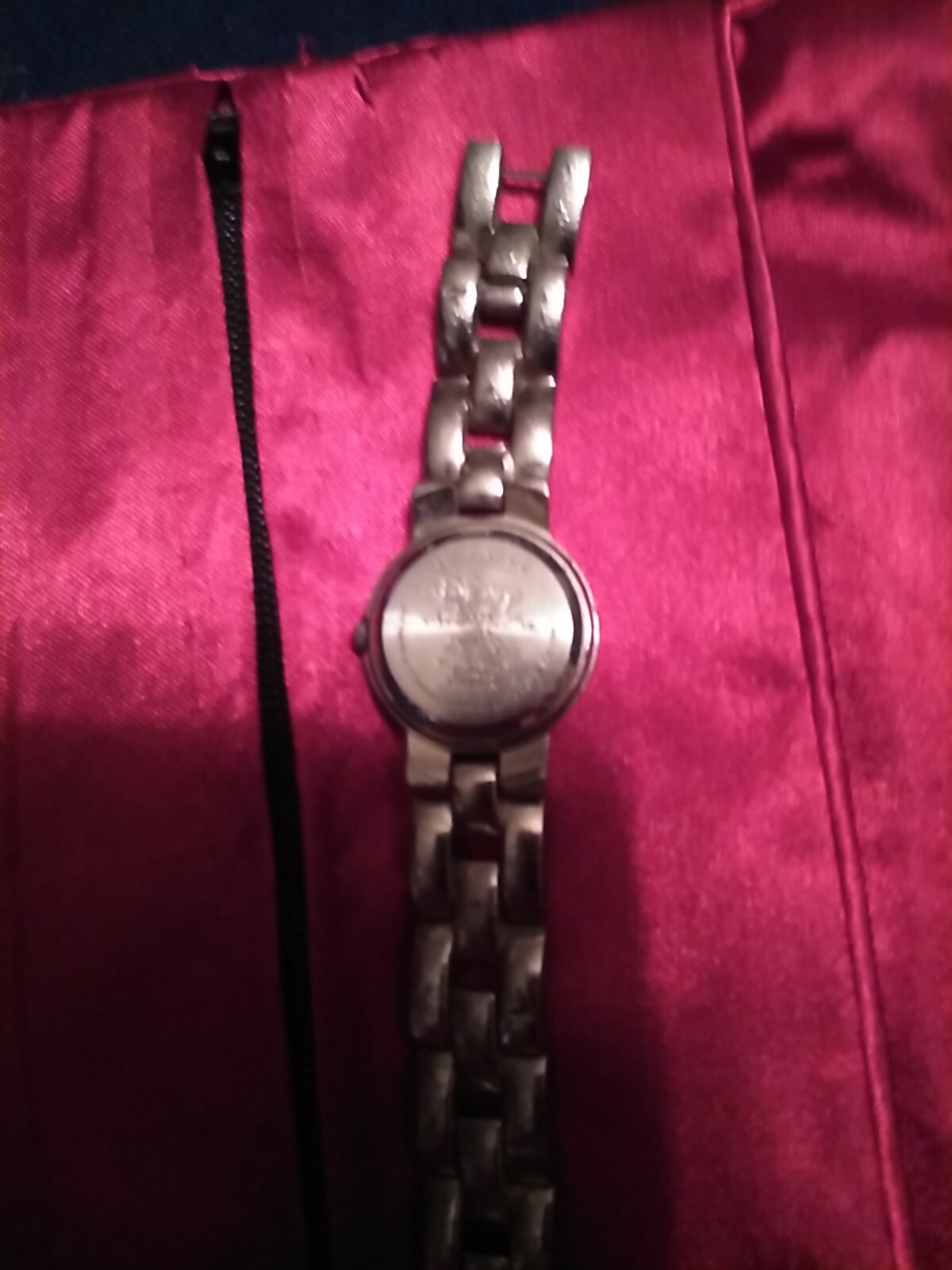 Vintage Disney Tigger SII Seiko Stainless Steel Silver Ladies Watch Flowers 7.5″