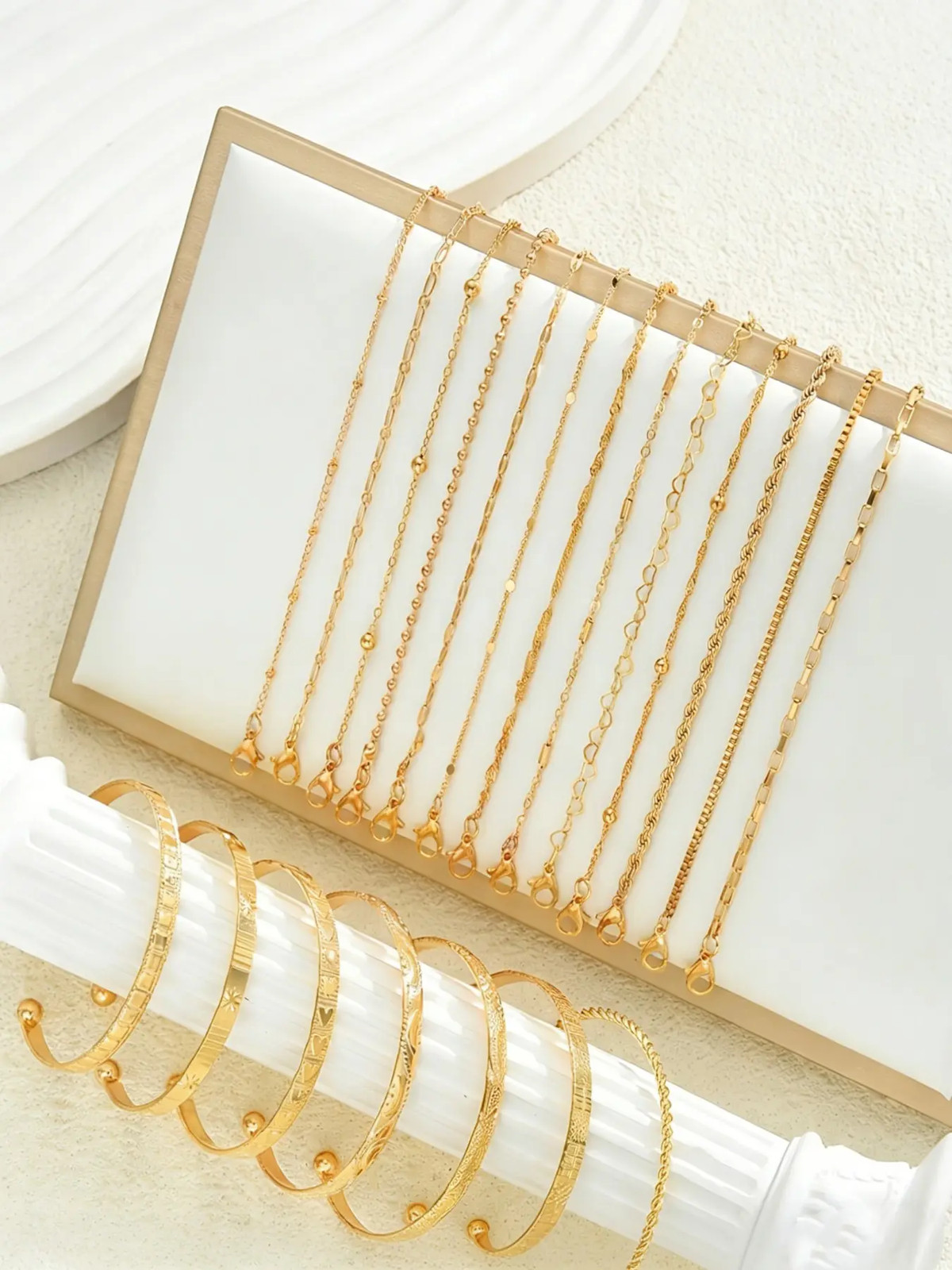 20Pcs/Set Elegant Women’S Bracelets, Fashion High-Quality Bracelets, Versatile A