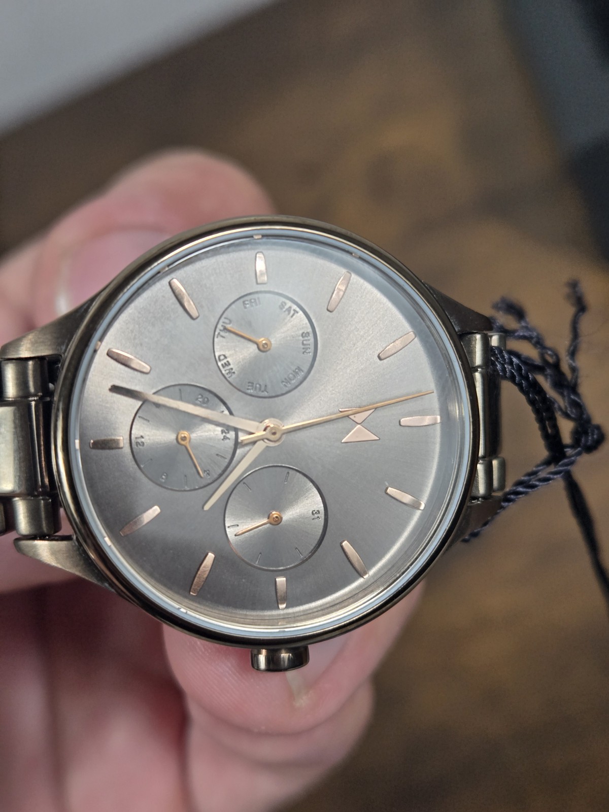 MVMT LADIES REINA MULTI-EYE CHRONOGRAPH BRACELET WATCH STAINLESS QUARTZ ROSE