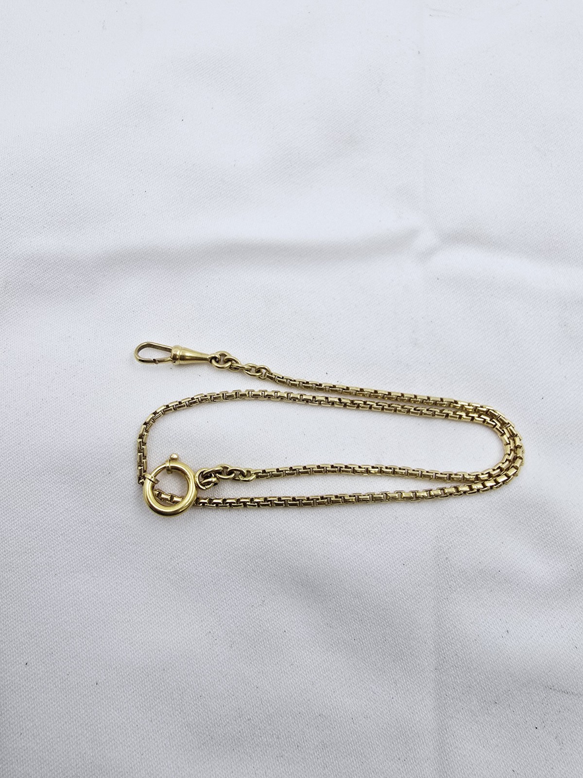 Antique 18K Pocket Watch Chain 15.7g 2.5mm 15in