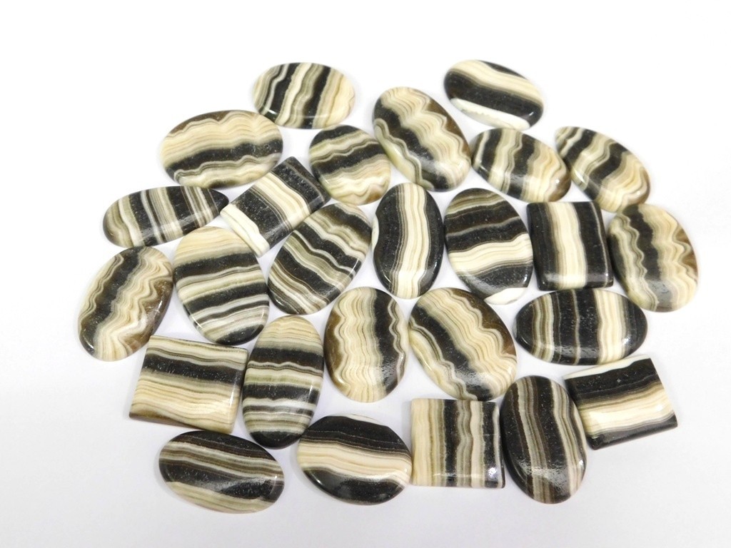 Quality Zebra Onyx Gemstone Cabochon Fancy Gemstone Jewelry Making 71318