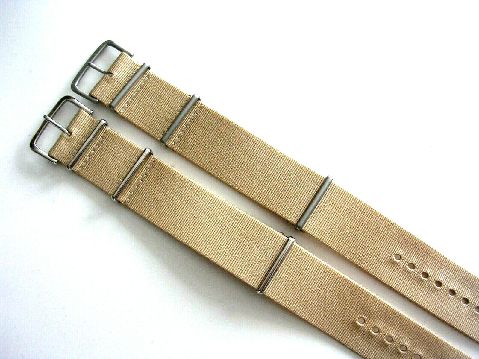 Tan NATO G10 strap prem Ballistic nylon military Mil Spec MoD watchband USA ship