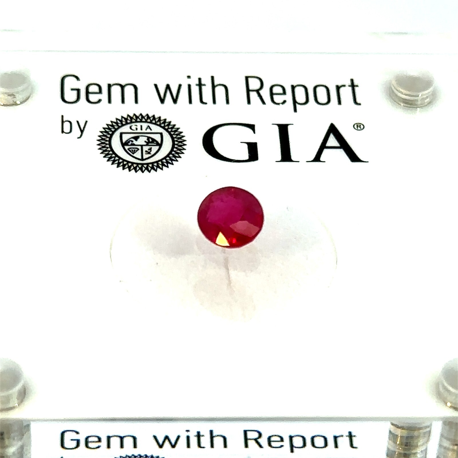 GIA Certified 1.03 Carats 6.31 x 5.59mm Oval Burmese Ruby Loose Gemstone – G012