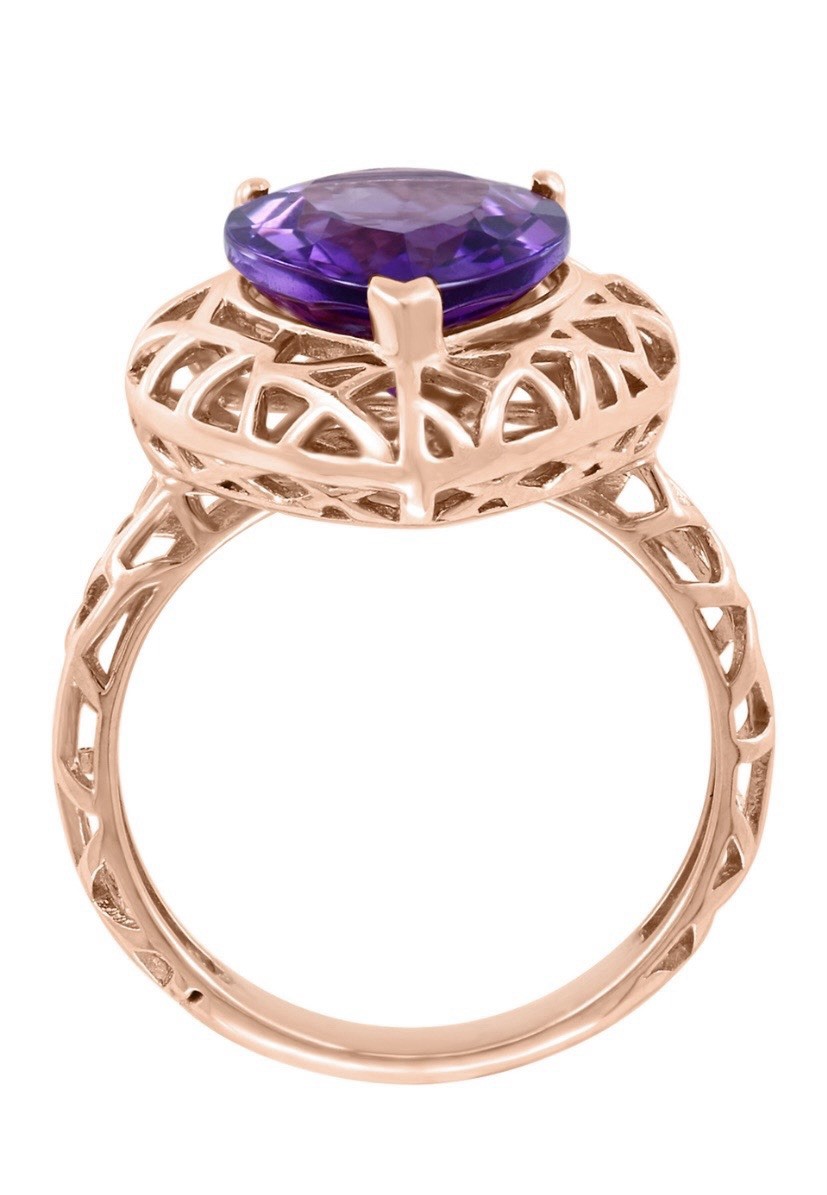 NEW! Effy Amethyst Cocktail Ring / Size 7 / MSRP $675/ A Great Gift !