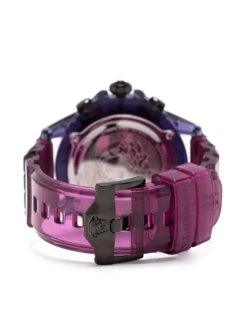 VERSACE ICON ACTIVE PURPLE SWISS POLYCARBONATE CHRONOGRAPH