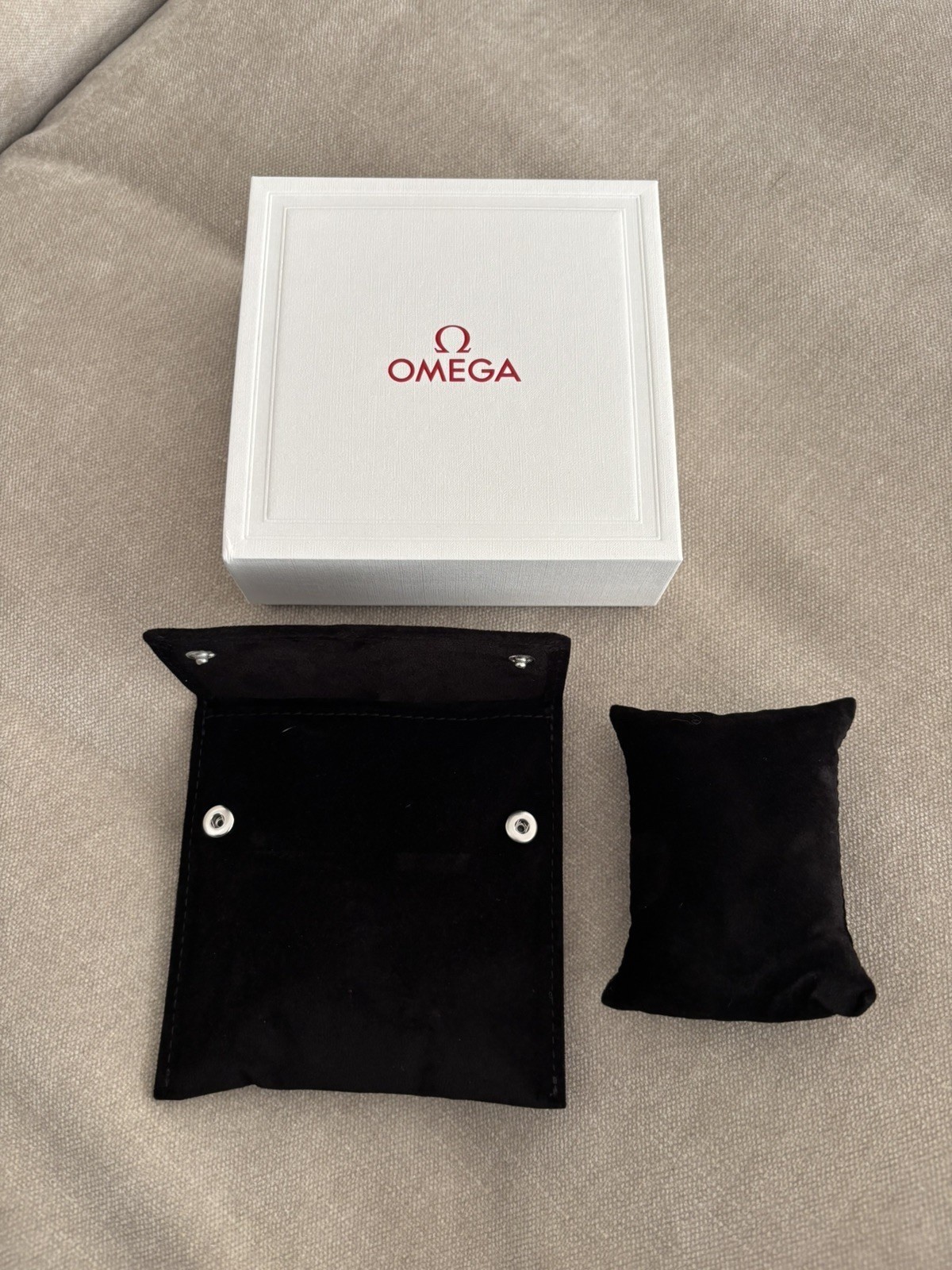 Omega Black Velvet Watch Travel Pouch & Roll Limited Edition