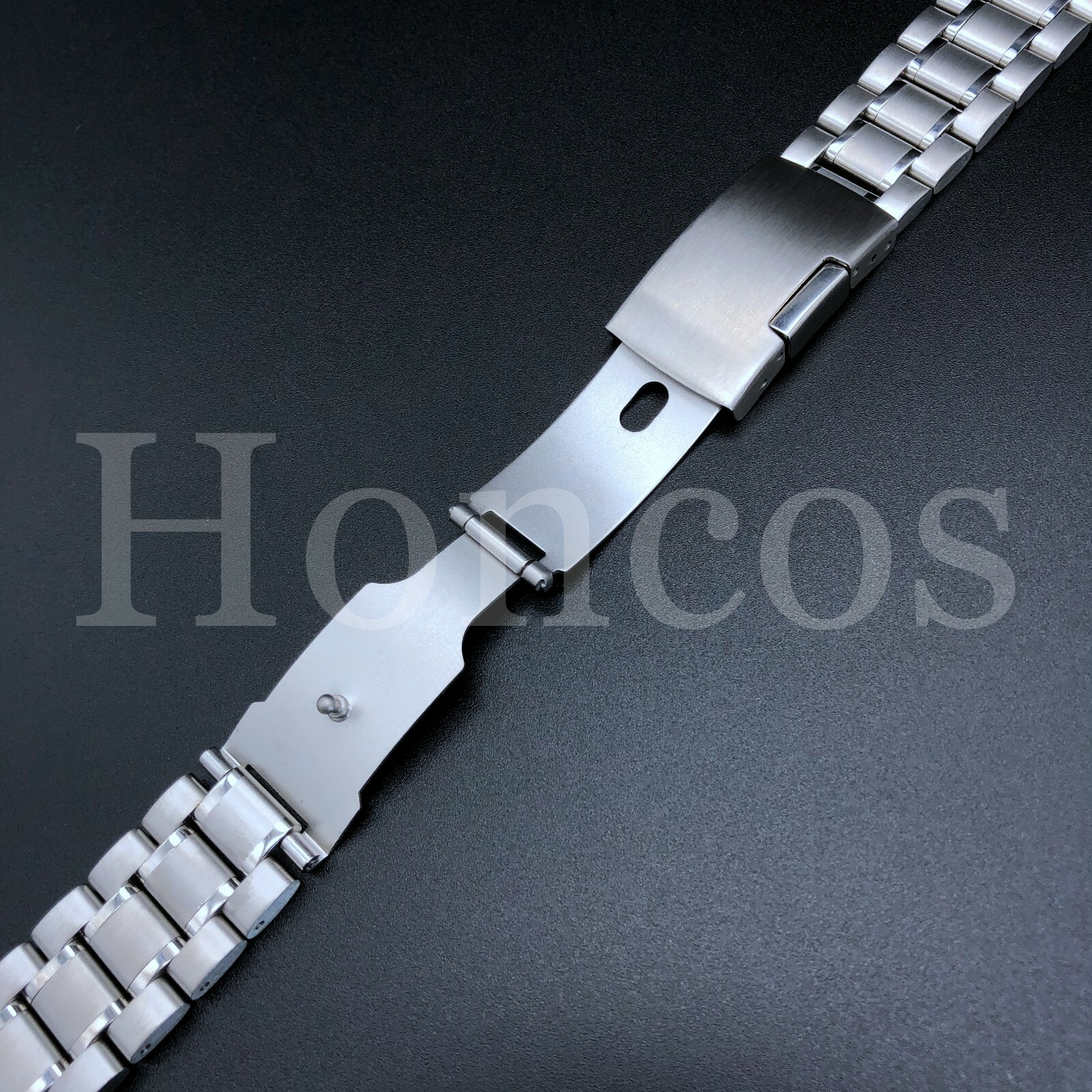 19MM HEAVY OYSTER BAND FOR ZODIAC SEAWOLF WATCH 722-916 SOLID S/S STRAIGHT END