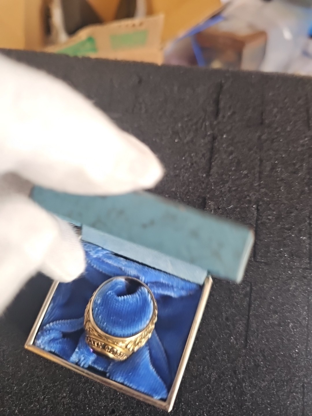Vintage 1958 Balfour 10K Yellow Gold The City College New York Ring 23.4 Grams