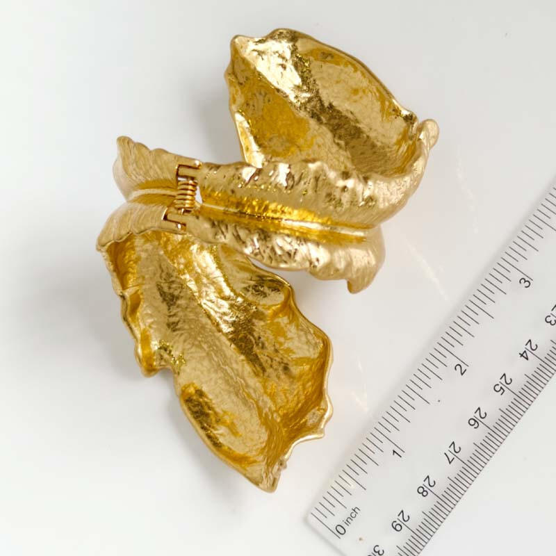 Zara Leaf Statement Bangle Cuff Retro Women Party Vacation Travel Jewelry Gift