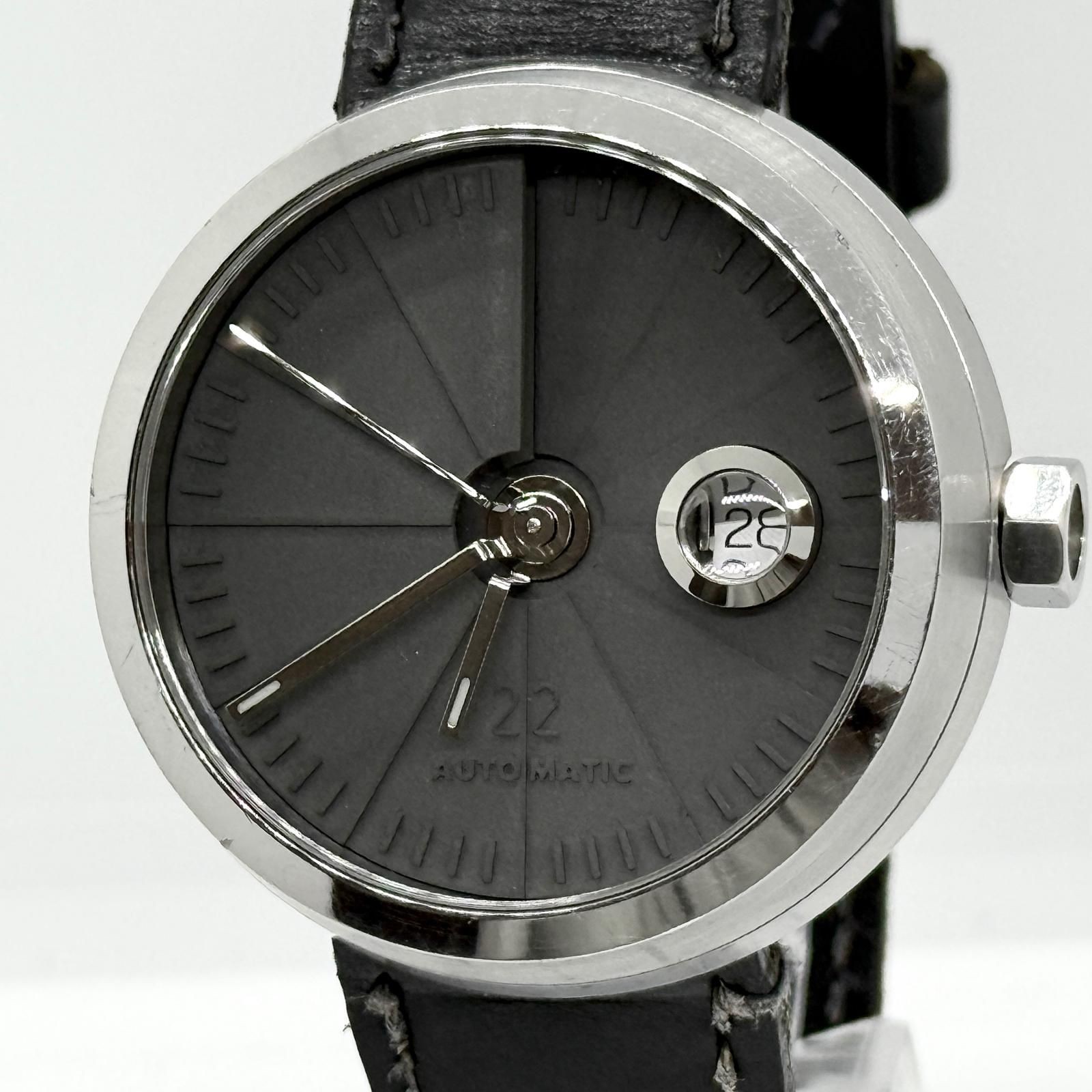 22STUDIO 4D Concrete Watch Men’s Automatic Grey From Japan
