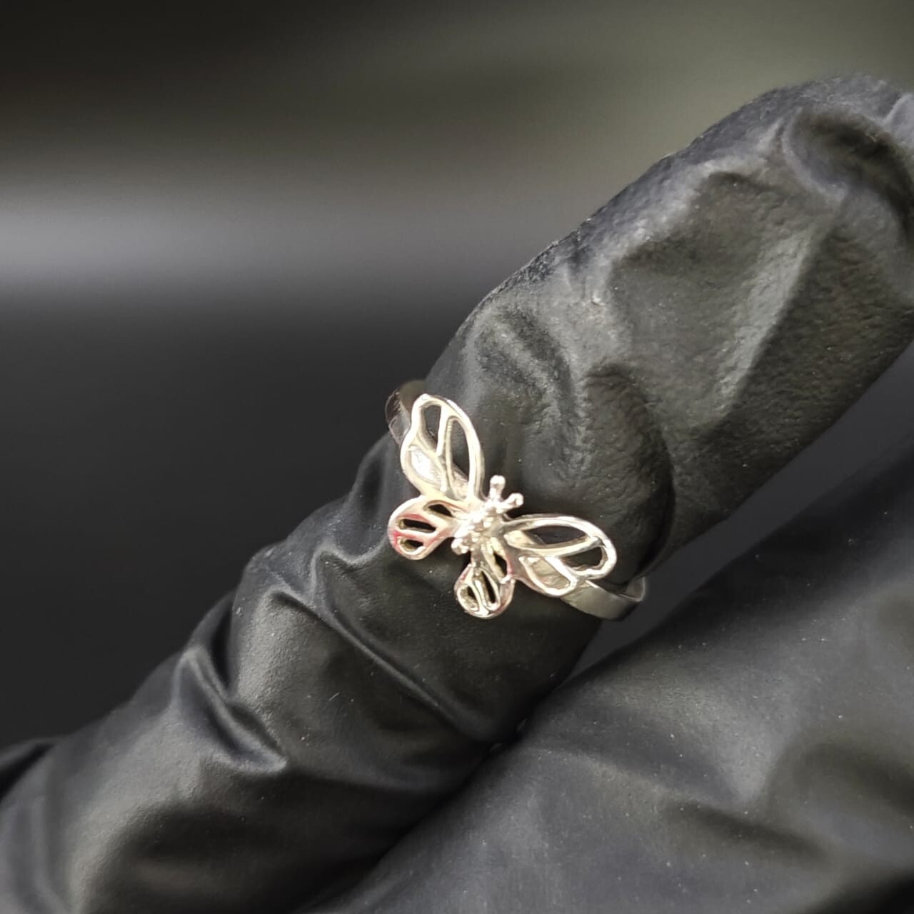 Solid Metal Birthday Christmas Gift For Women’s 925 SS “BUTTERFLY” Toe Ring