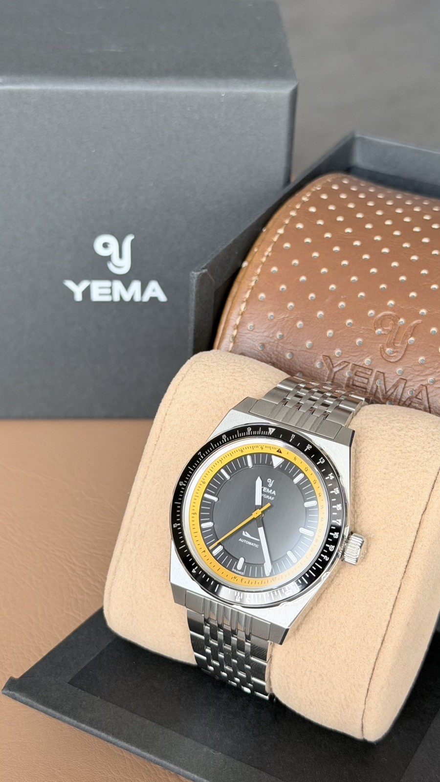 YEMA Flygraf CMM.10 Reissue 39mm Automatic Ref. 21.14.36.SN.M Mint