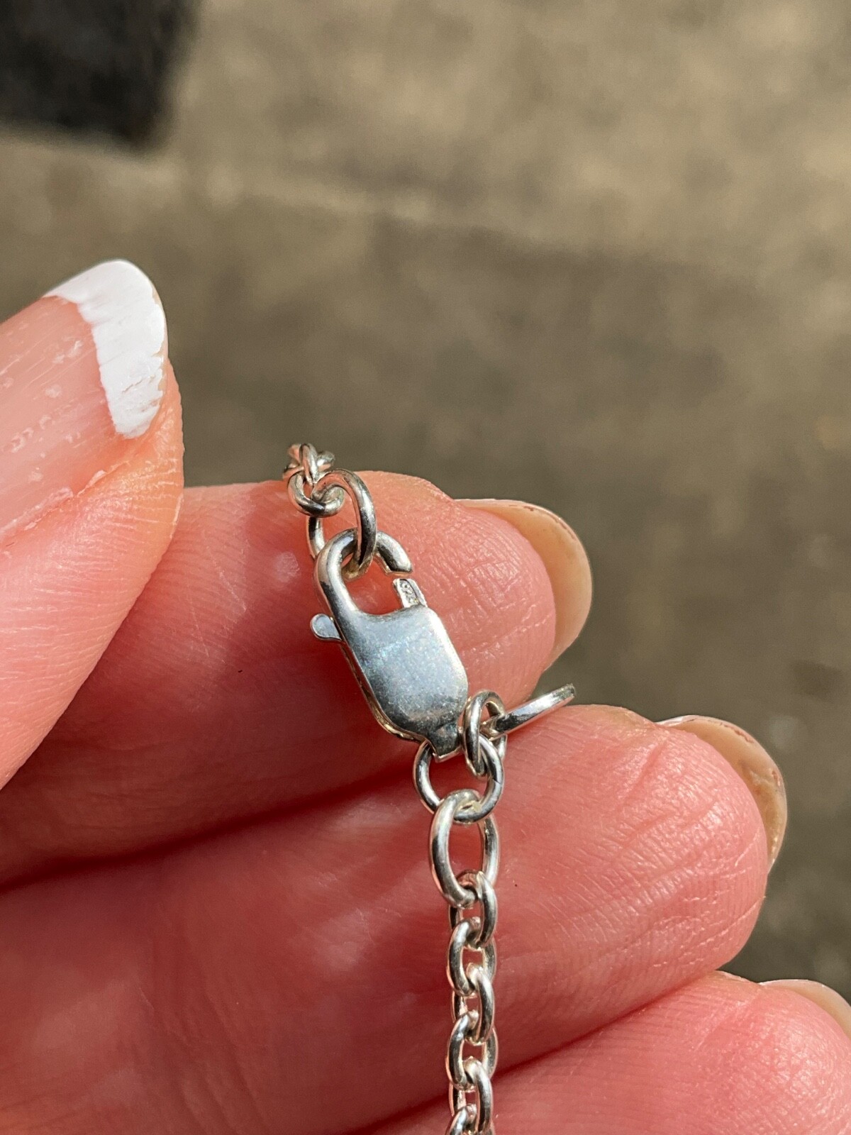 Huge Sterling Silver Dragon Necklace Peter Stone