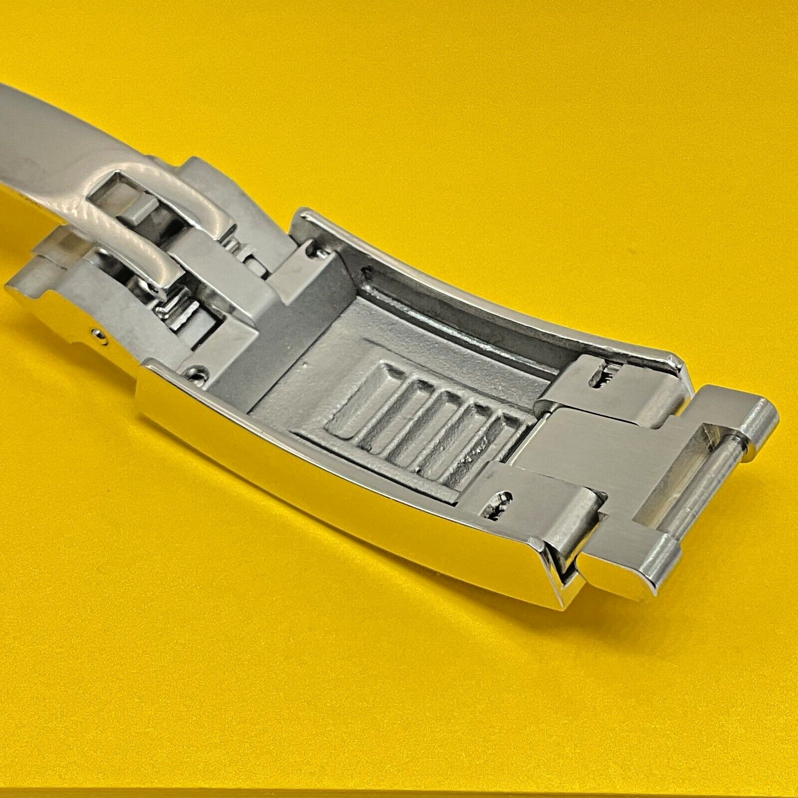 17MM PREMIUM SAFETY RAIL GLIDE-LOCK BUCKLE CLASP FOR ROLEX EXPLORER II 216570
