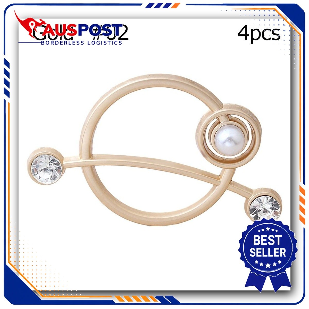 T-Shirt Clip Waist Buckle Shawl Buckle Scarf Ring Clips for Fashion Accessories